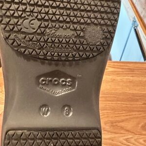 CROCS Black Slip-Resistant Sole